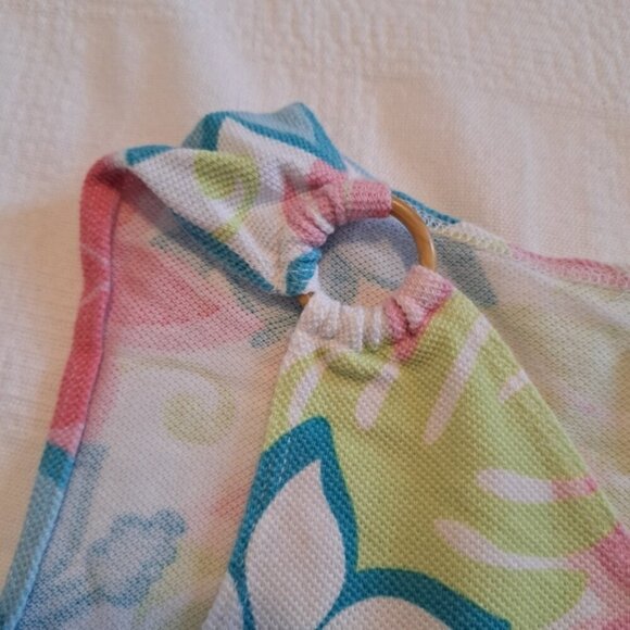 Gymboree girls size 9 Island Fun sleeveless dress flower print VGUC - Picture 2 of 4